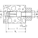 fischer EA M 10x40 N feszítődübel