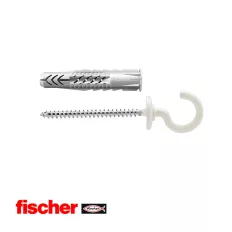 fischer UX 8x50 RH N peremmel és körkampóval, fehér