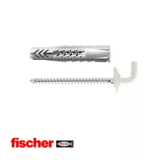   fischer UX 8x50 WH N peremmel és négyszög kampóval, fehér