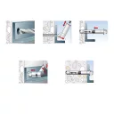 fischer FH II 12/10 H (100) nagyteljesítményű dübel zárt anyával