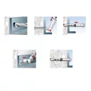 fischer FH II 12/100 B (185) nagyteljesítményű dübel menetes szárral