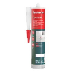  fischer 503317 Crystal MS tömítő és ragasztó 290 ml - szintelen