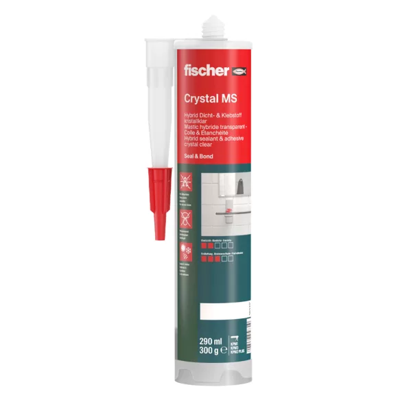 fischer 503317 Crystal MS tömítő és ragasztó 290 ml - szintelen