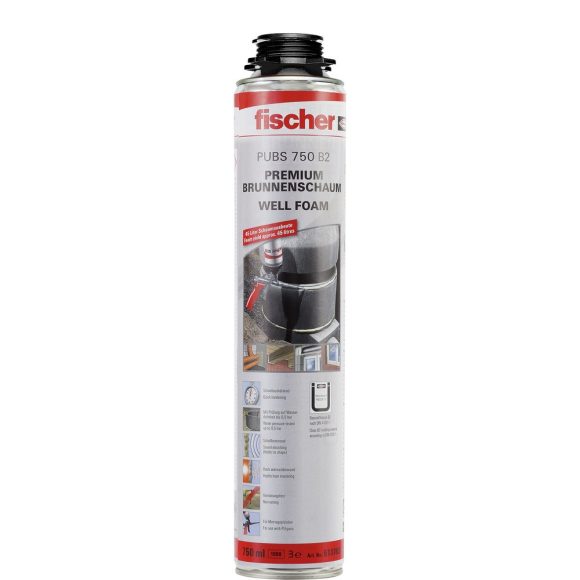 fischer PUP BS 750 B2 vízzáró pisztolyhab 750 ml