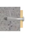 fischer N 6x80/50 F beütődübel (lapos fejjel)