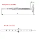 fischer 530356 TermoZ SV II szerelőszerszám 1/4" bit - max 260 mm