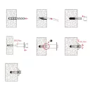 fischer EA II M 6x25 feszítődübel