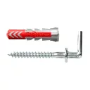 fischer DuoPower 10x50 WH K derékszögű kampóval (2 darab)