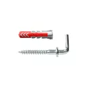 fischer DuoPower 5x25 WH K derékszögű kampóval (8 darab)