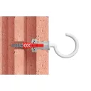 fischer DuoPower 6x30 RH N K körkampóval, fehér (6 darab)