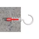 fischer DuoPower 10x50 RH G N K nagy körkampóval, fehér (2 darab)