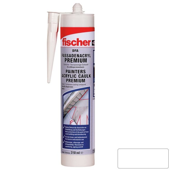 fischer DFA W  prémium homlokzati tömítőanyag (fehér) 310 ml