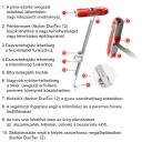 fischer DuoTec 12 nylon billenőhorog