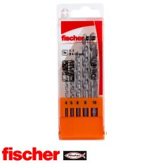   fischer D-S Set 4-10mm kőzetfúró készlet 5 darab (hengeres szár)