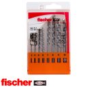 fischer D-S Set 3-10mm kőzetfúró készlet 8 darab (hengeres szár)
