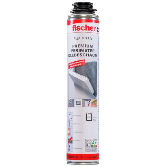 fischer PUP P 750 B2  ragasztóhab szigetelőlapok felragasztásához 750 ml