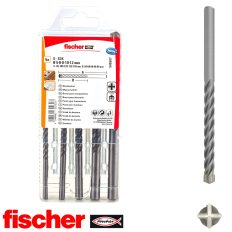   fischer D-SDX Set 5-12mm négyélű kőzetfúró készlet 5 darab (hengeres szár)