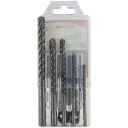 fischer D-SDX Set 5-12mm négyélű kőzetfúró készlet 5 darab (hengeres szár)