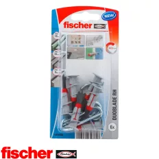 fischer DuoBlade RH K gipszkarton dübel kampóval (6 darab)