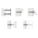 fischer FID-R szigetelőanyag dübel (M10 menettel)