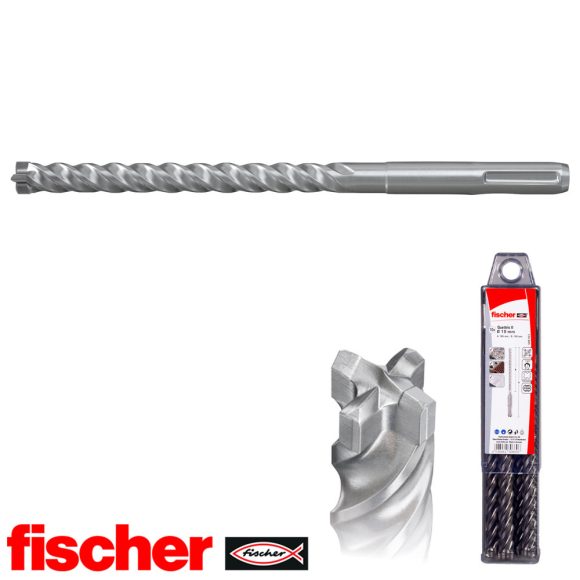 fischer Quattric II 10/100/165 XP10 SDS-Plus 4 élű fúrószár készlet (10 db)