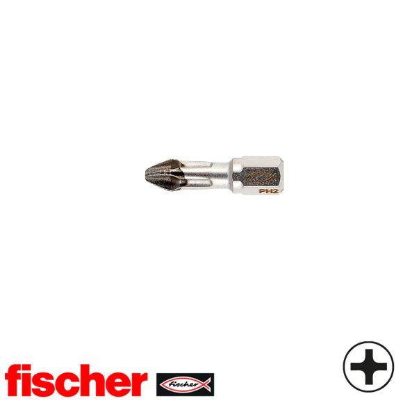 fischer FDB PH2 DIAMANT bitfej 1/4" (PH2, 25mm)