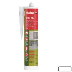   fischer 558830 Flex MS nagy rugalmasságú hybrid tömítő 290 ml - fehér