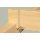 fischer Power-Full FPF II CHTF 8x220 végigmenetes szerkezetépítő csavar (hengeres fej, TX)