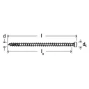 fischer Power-Full FPF II CHTF 8x220 végigmenetes szerkezetépítő csavar (hengeres fej, TX)