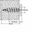 fischer FID II Plus 80 szigetelőanyag dübel - 80 mm