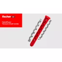 fischer 577364 HybridPower 10x90 FUS nagyteljesítményű műanyag-acél dübel HLF biztonsági csavarral