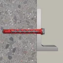 fischer 577364 HybridPower 10x90 FUS nagyteljesítményű műanyag-acél dübel HLF biztonsági csavarral