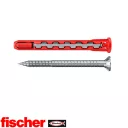 fischer 577365 HybridPower 10x90 T nagyteljesítményű műanyag-acél dübel SF biztonsági csavarral