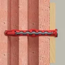 fischer 577365 HybridPower 10x90 T nagyteljesítményű műanyag-acél dübel SF biztonsági csavarral