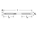 fischer Power-Full FIF-ZT 8x365 ZPF duplamenetes szerkezetépítő csavar (hengeres fejű, TX)