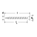 fischer FSN-TPR 3,9x25 F gipszkarton csavar famenettel (trombitafejű, foszfátozottzott, PH)