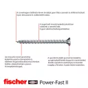 fischer FPF II CZF 3x25 BC faforgácslapcsavar SF TM PZ horganyzott (Power-Fast II)