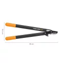 Fiskars PowerGear L74 (M) műanyag fogaskerekes ágvágó olló, mellévágó, horgos fejű - 55 cm (max Ø 38 mm)