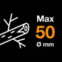 Fiskars PowerGear L77 (L) műanyag fogaskerekes ágvágó olló, rávágó - 69 cm (max Ø 50 mm)