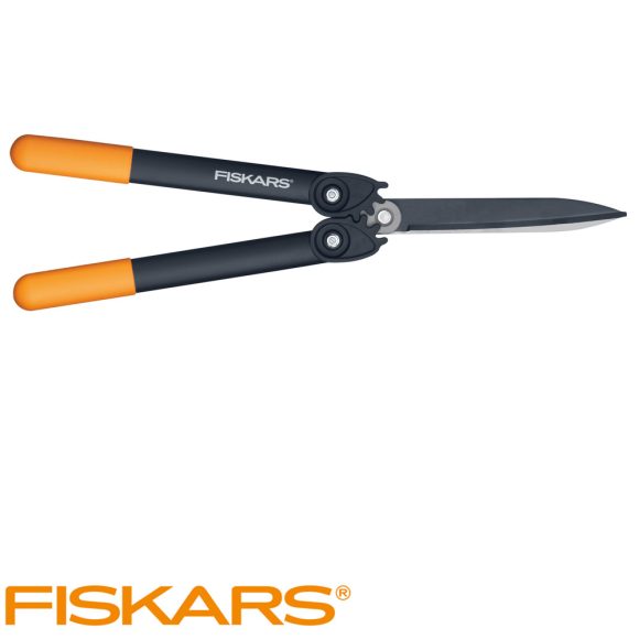 Fiskars PowerGear HS72 műanyag fogaskerekes sövénynyíró olló - 57 cm