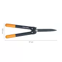 Fiskars PowerGear HS72 műanyag fogaskerekes sövénynyíró olló - 57 cm