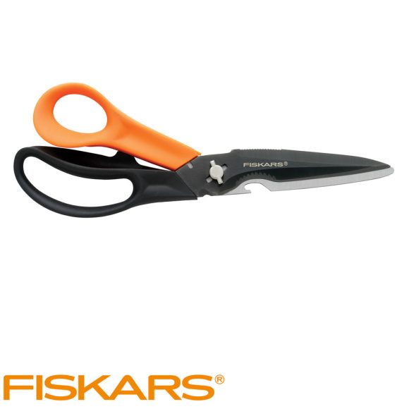 Fiskars Cuts+More multifunkciós olló - 23 cm (Titanium bevonat)