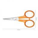 Fiskars Classic körömvágó olló, hajlított - 10 cm