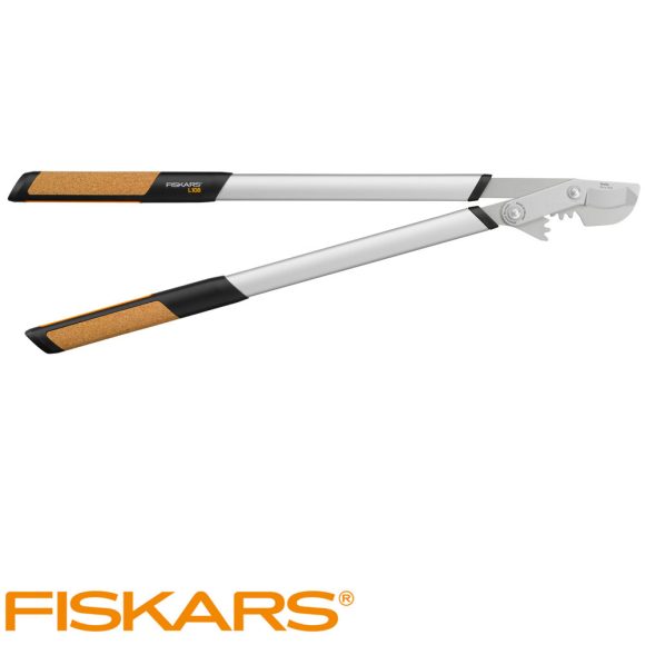 Fiskars Quantum L108 (L) fém fogaskerekes ágvágó olló, mellévágó, horgos fej - 80 cm (max Ø 50 mm)