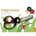 Fiskars állatos gyermekolló, 13 cm - katicabogár