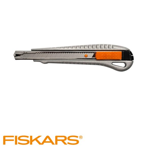 Fiskars 1004618 fémházas pengekés - 9 mm (törhető pengés)