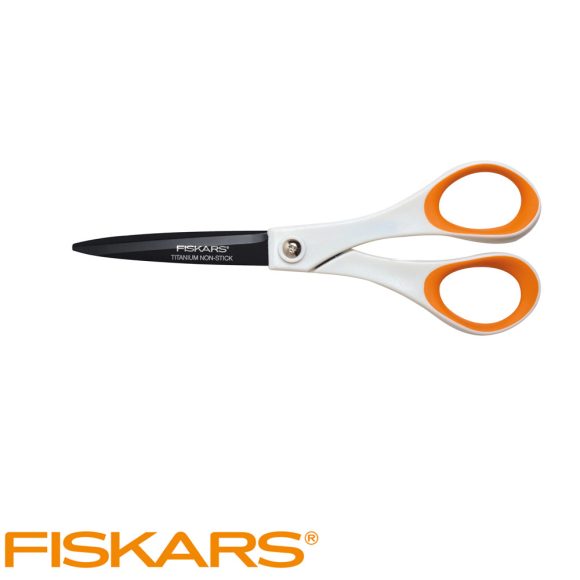 Fiskars tapadásmentes, titánium bevonatos olló - 18 cm