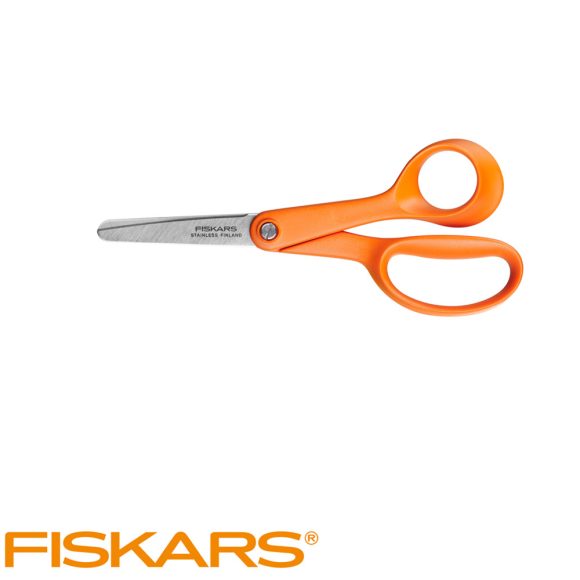 Fiskars gyermekolló, 13 cm - narancssárga