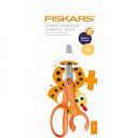 Fiskars gyermekolló, 13 cm - narancssárga