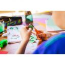 Fiskars gyermekolló, 13 cm - narancssárga